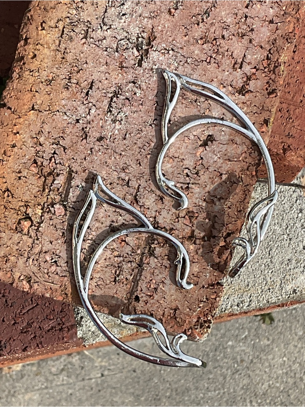 Fairycore Elf Ears Silver